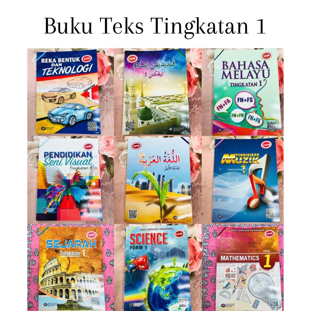 Buku teks matematik tingkatan 1