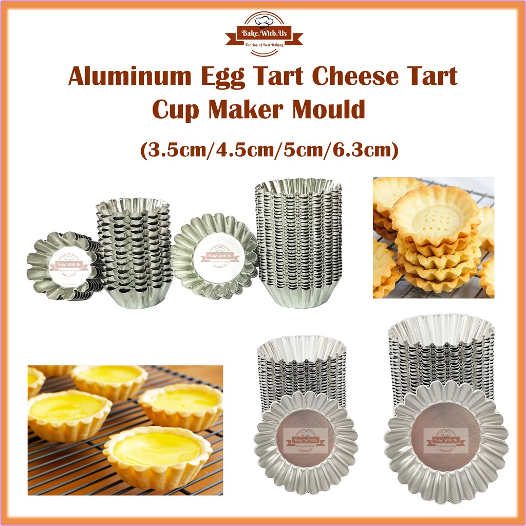Egg Tart Mould / Aluminium Kuih Tart / Fruit Tart/ Cheese Tart Mould