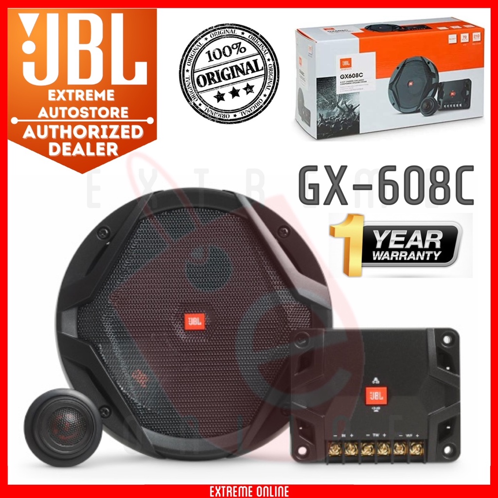 JBL GX Series 608C 6.5 inch 70W RMS 210W Peak 2Way Component Speaker