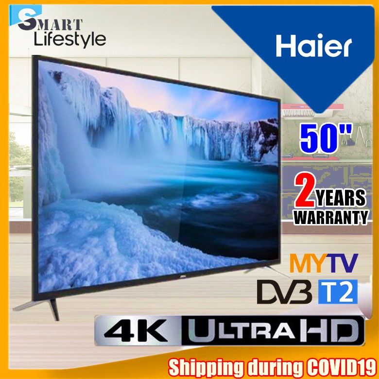 Haier 50inch 4K UHD Series LED TV LE50B9600U with DTV DVBT2 | Shopee ...