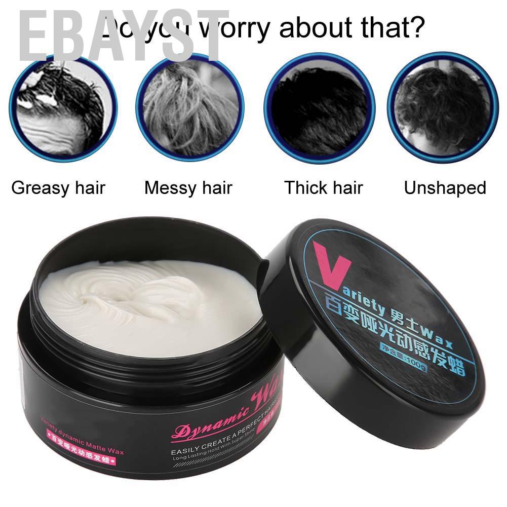 100g Hair Clay Long-lasting Fluffy Hair Mud For Hair Styling | Shopee  Malaysia