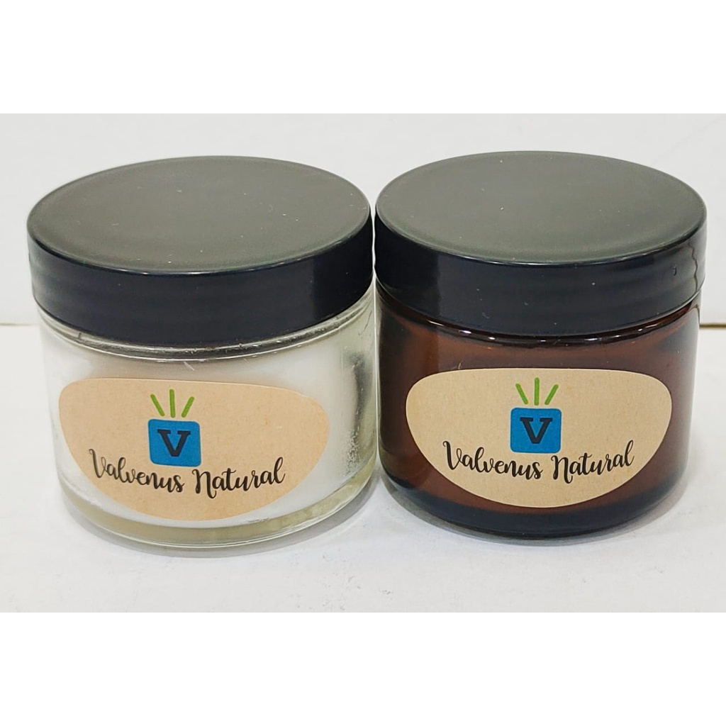 Scented Soy Candle with Natural Wax Blend Amber Glass +/65ML with Fine