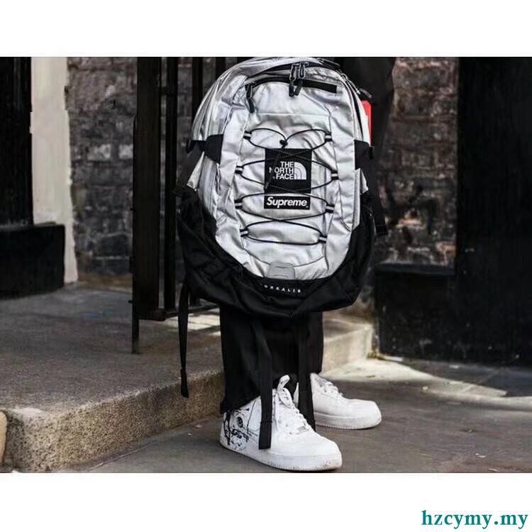 supreme the north face metallic borealis backpack