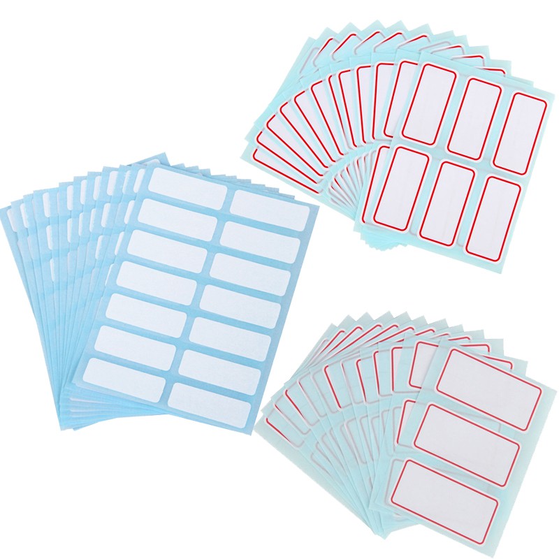 white stickers to write on