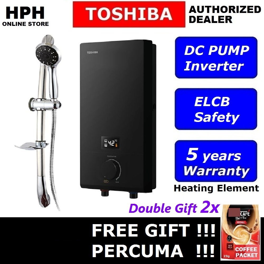 Toshiba Dc Inverter Pump Water Heater Dsk38es3mb With Digital Display Mandi Shower Pemanas Air 热水器 Hph Shopee Malaysia