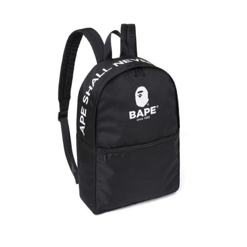 black bape backpack