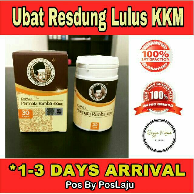 [DIJAMIN ORIGINAL] Ubat Resdung Tok Aki (Kapsul) - Ubat 