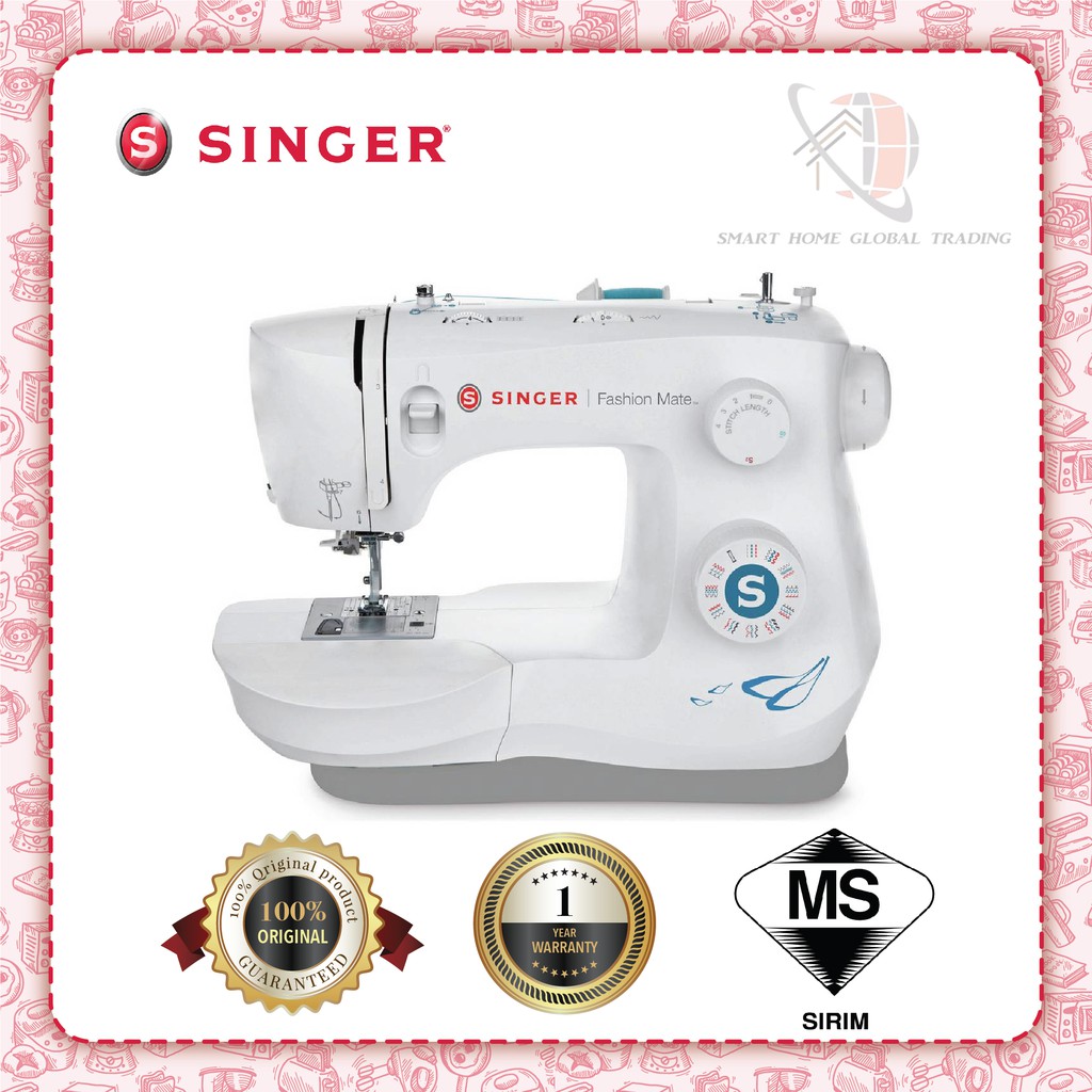 Singer 3342 Lockstitch Sewing Machine Shopee Malaysia
