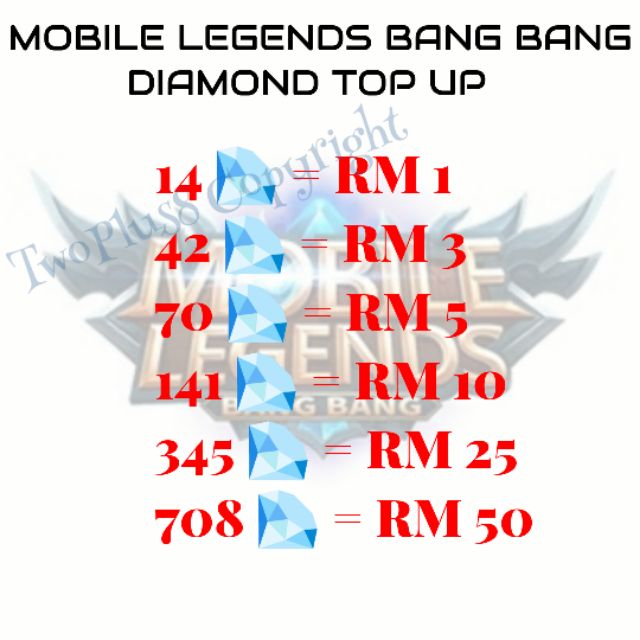 Mobile Legends Topup Legal Shopee Malaysia - 