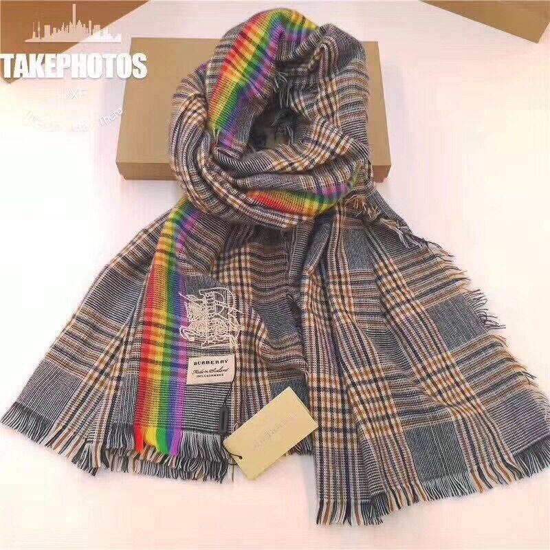 burberry rainbow scarf