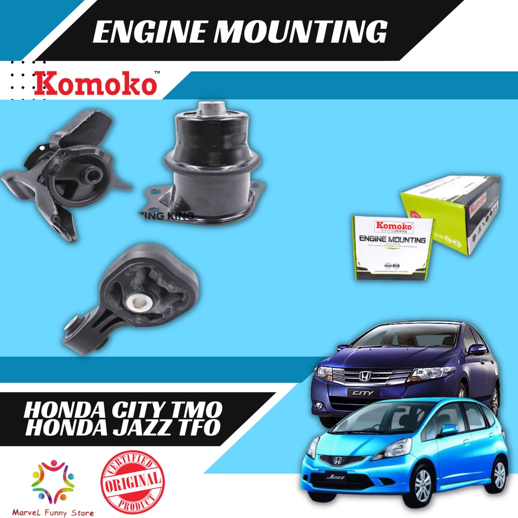 HONDA CITY TMO JAZZ TGO ENGINE MOUNTING KIT KOMOKO Shopee Malaysia