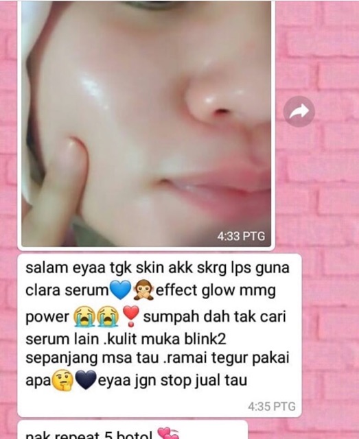 clara glow serum