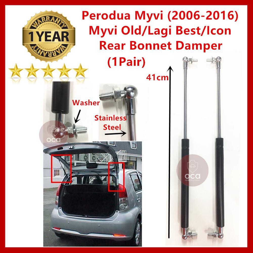 PERODUA MYVI REAR BOOT DAMPER GAS SPRING BONNET ABSORBER 1 PAIR PER SET (Made in Malaysia)