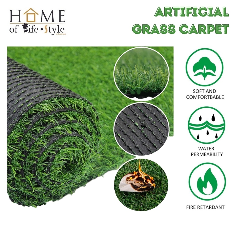 Artificial Grass Carpet (1m x 1m) Synthetic Turf Golf Grass Carpet Fake