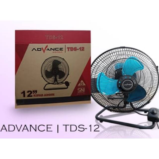Fan Advance TDS-12 Wall Fan Desk Fan 12" / Table & Wall Fan welhome WH-1261M