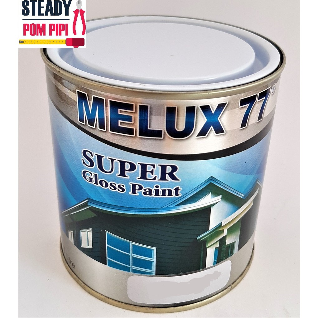 1L MELUX 77 GLOSS  PAINT CAT  BESI  CAT  KAYU BLACK 