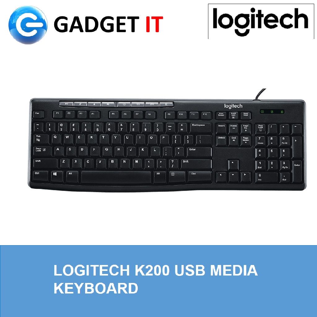 LOGITECH K200 USB BUSINESS KEYBOARD Shopee Malaysia