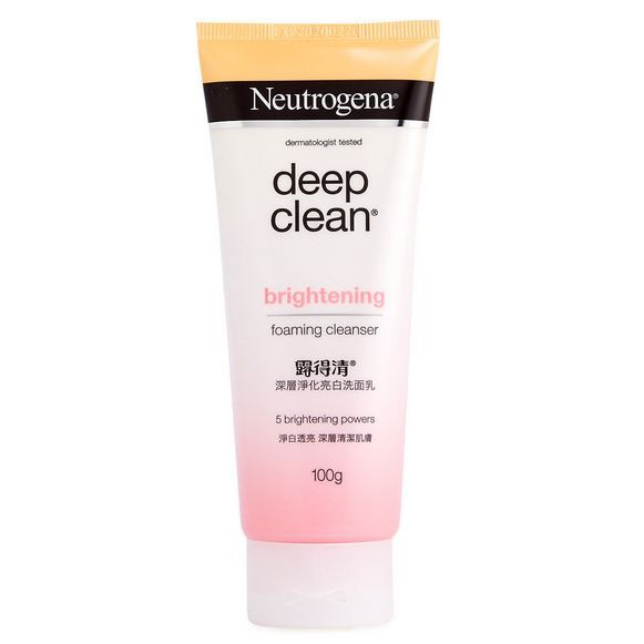 neutrogena brightening foaming cleanser