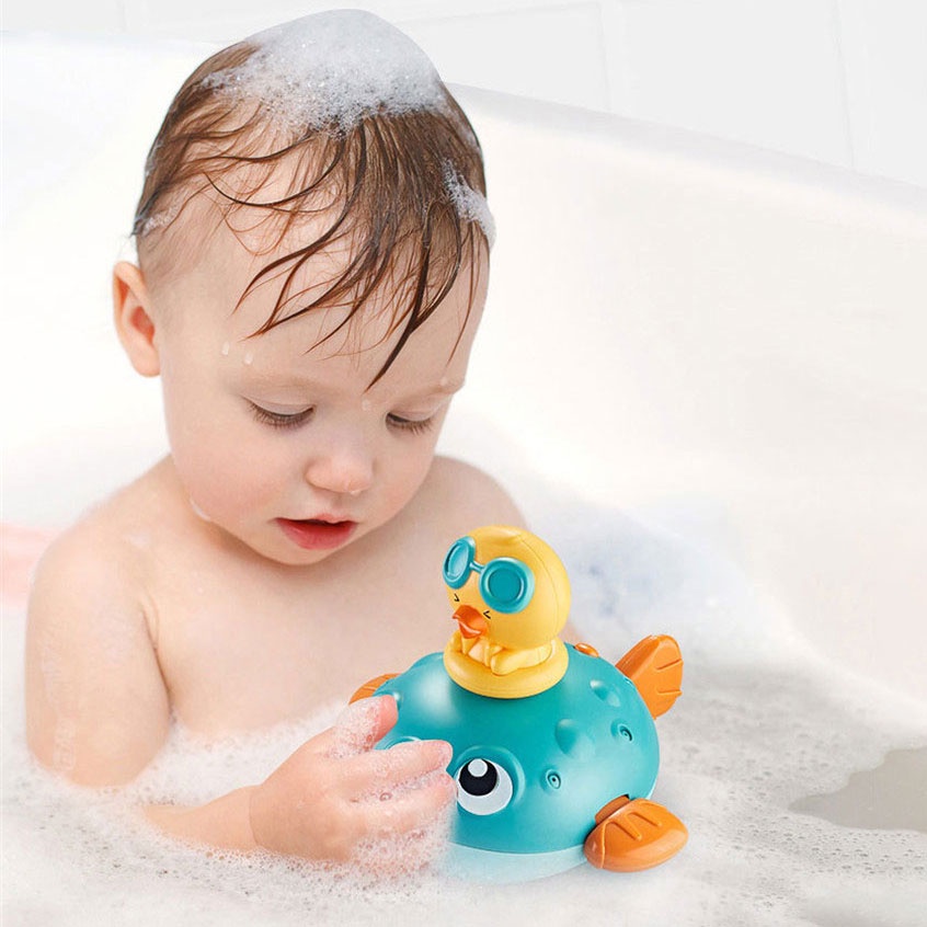 Baby Kids Bathroom Funny Water Starfish Electronic Bath Toys Summer