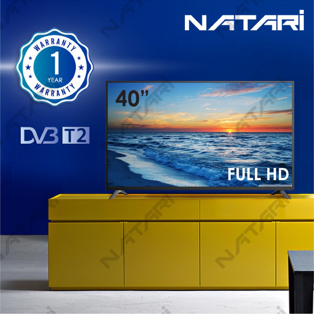 Natari Digital Led Tv 40 Inch Full Hd Dvb T2 Built In Mytv Shopee Malaysia