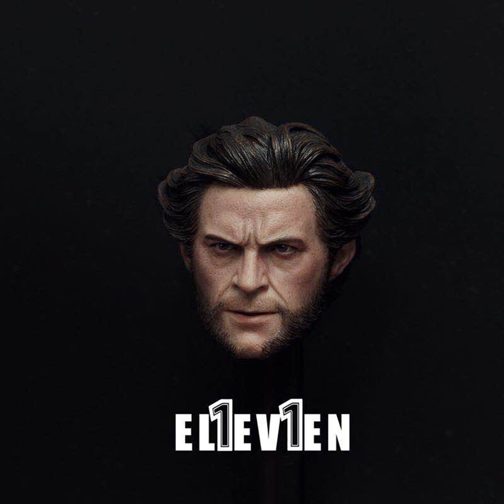 A Action Figure head 1/6 Scale Uncle Hugh Jackman Wolverine Collectible Doll Toys Acces