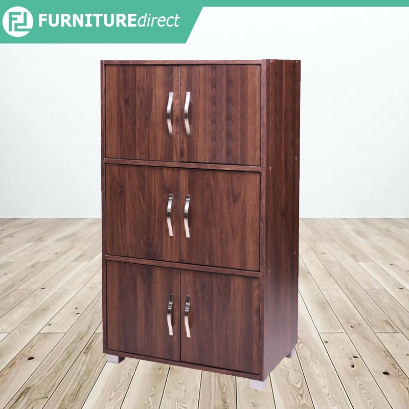 Furniture Direct ASPEN 6 Door storage cabinet-kabinet baju kanak kanak buku filling cabinet kabinet buku