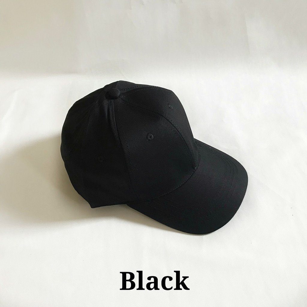 plain black baseball cap womens