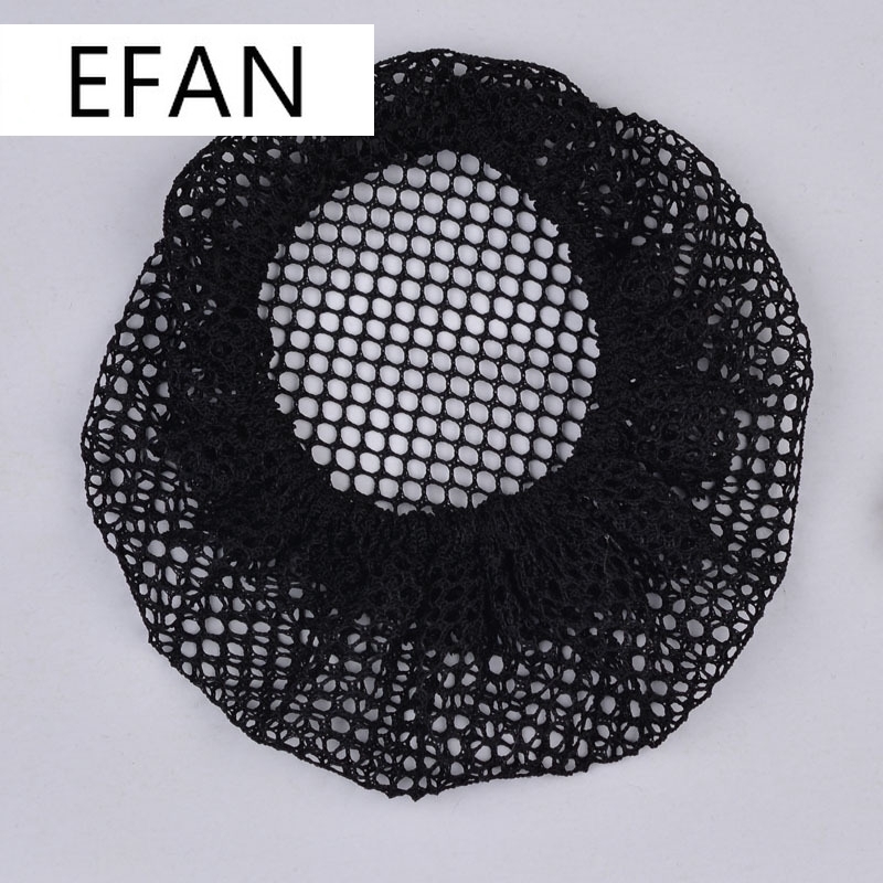 10pcs Elastic Hair Bands Good Quality Mesh Weaving Black Hair