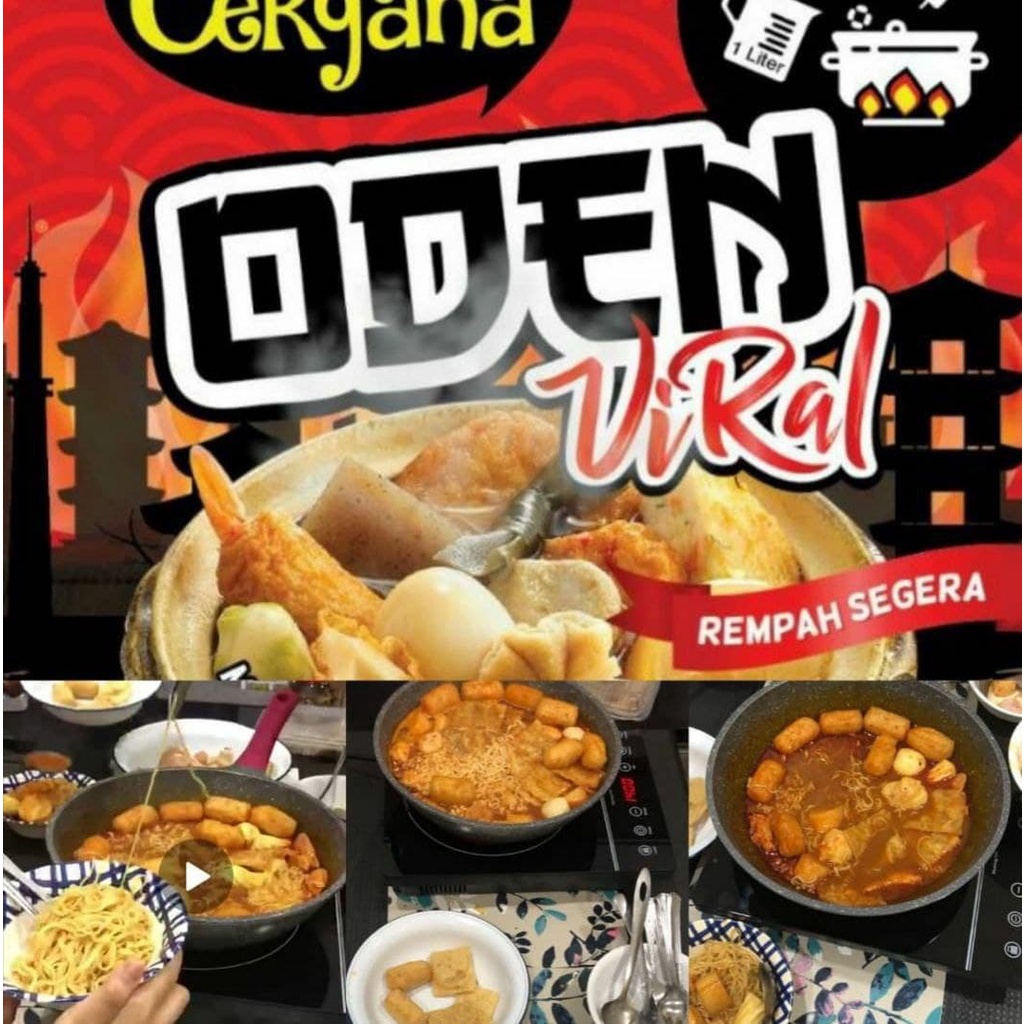 Oden Odeen Viral Oleh Masak Masak Cekyana 50g Rempah Steamboat Original Spicy Extra Spicy Shopee Malaysia