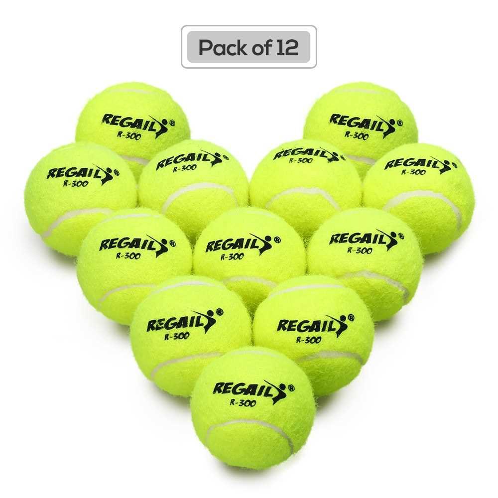Pack of 12 Pressureless Tennis Balls with Mesh Bag Rubber Bounce Training Practice Tennis Balls Pet Toy (12) Shopee Malaysia