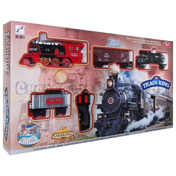 remote control train set with smoke