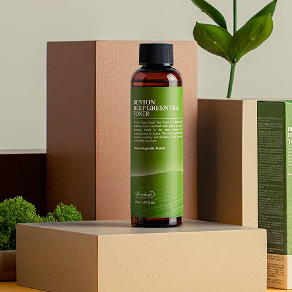 Deep green. Benton тонер с зеленым чаем. Тонер с экстрактом зеленого чая Deep Green Tea Toner, 150 мл.