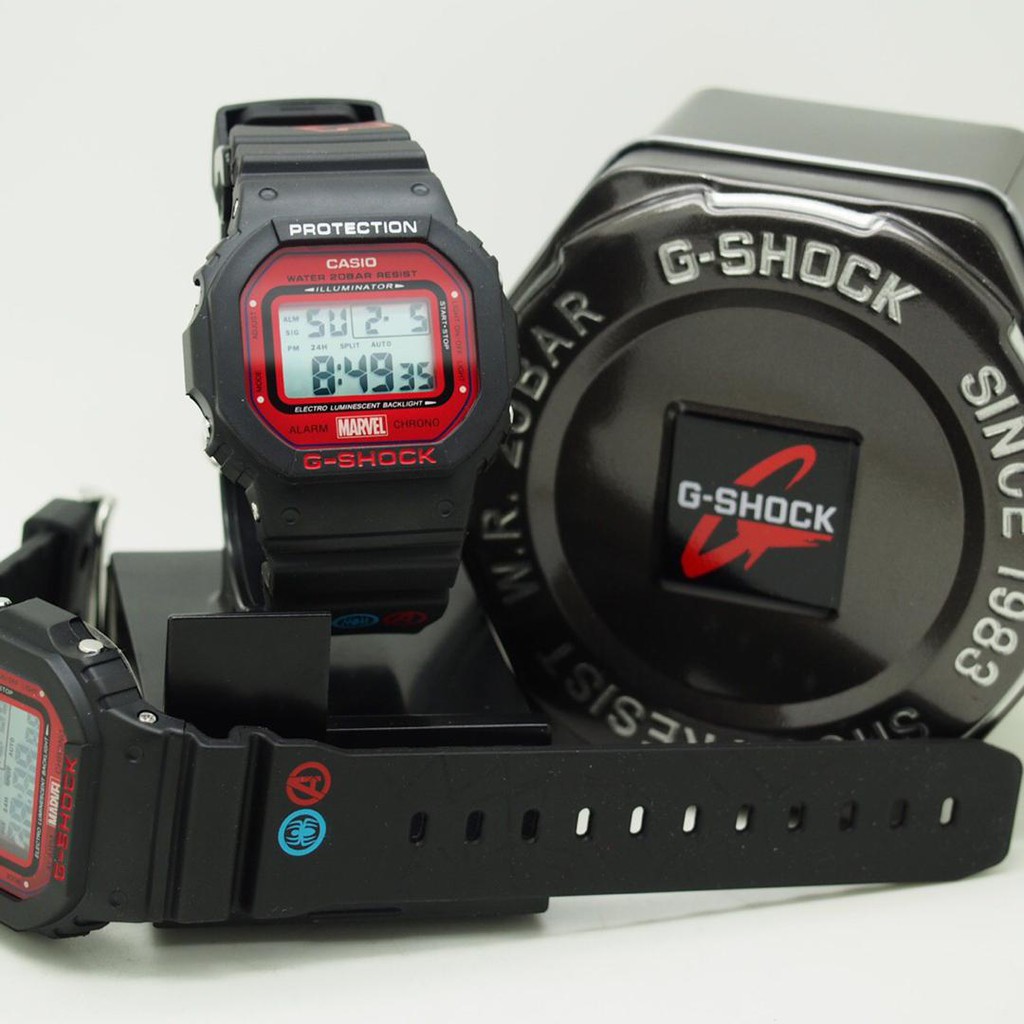 g shock spider man