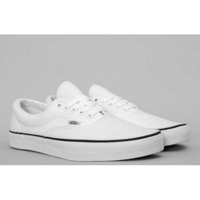 vans era all white