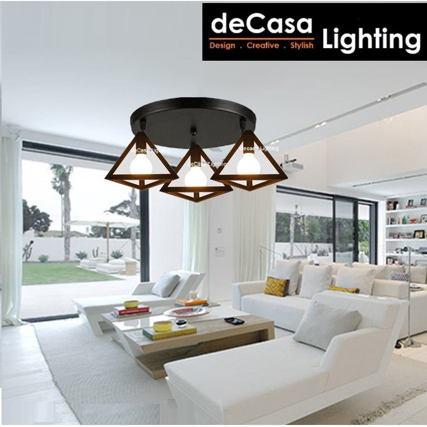 DECASA LIGHTING 3 IN 1 Round Base Design Decorative 