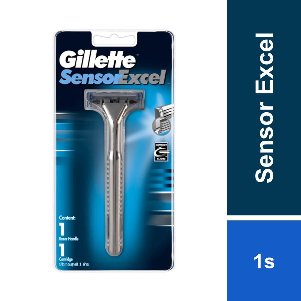 Gillette Sensor Excel Razor 1s Shopee Malaysia