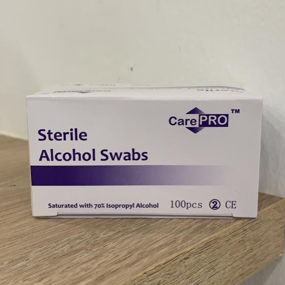 sterile alcohol swabs