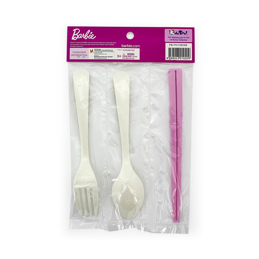 barbie cutlery