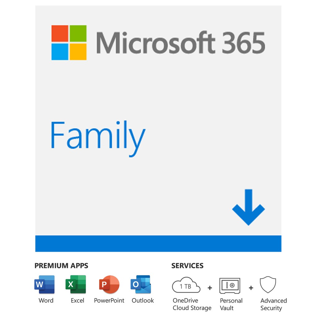 Microsoft 365 Family Digital Download Shopee Malaysia