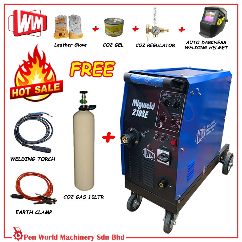 WIM EVO MIG Weld 210SE Welding Machine Welder / MIG WELDING SET (S
