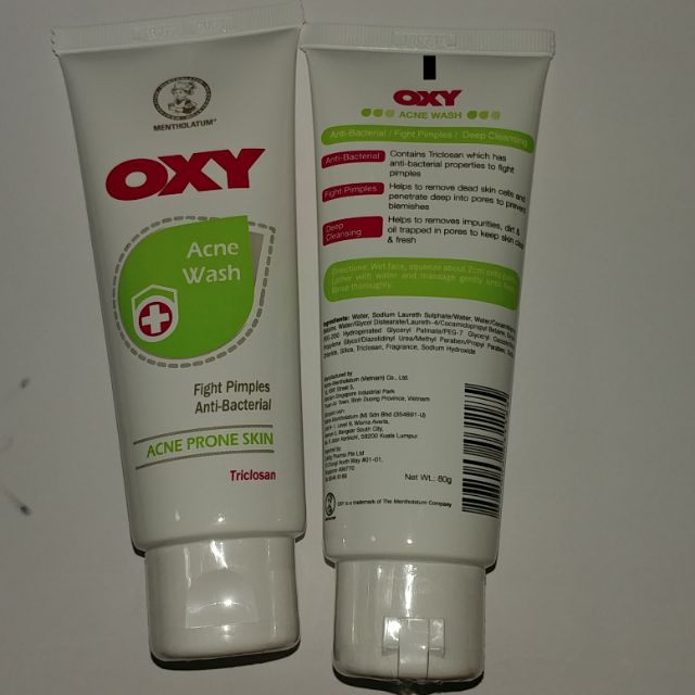 OXY ACNE WASH 80GM pencuci muka oxy