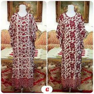 BAJU KAFTAN KELAWAR BATIK  TUGU  JASA AGUNG  CANTING MAS 