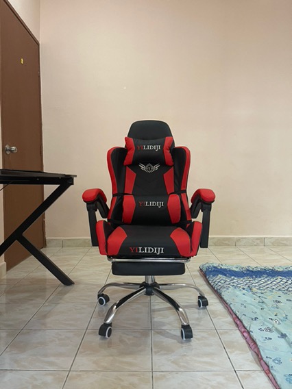 Ready Stock Kerusi Gaming With Footrest Computer Chair Office Gaming Chair Student Game Seat Internet Cafe Shopee Malaysia