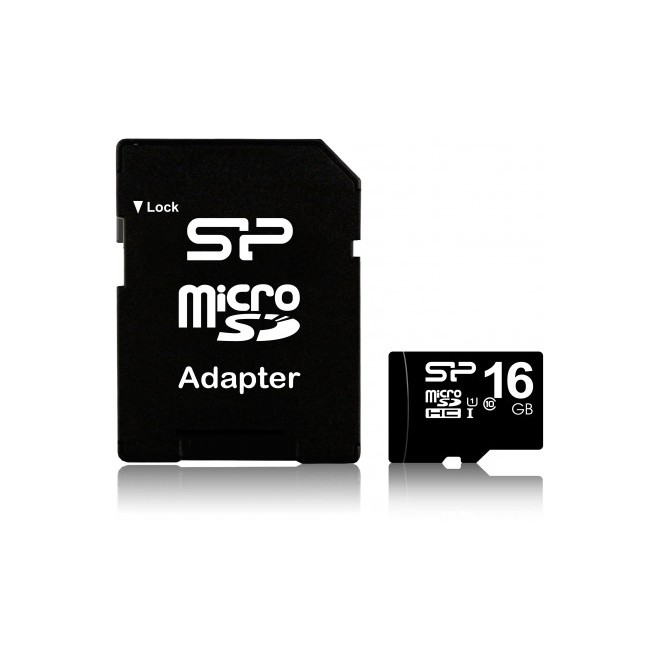 Silicon Power 16GB 32GB Micro SD SDHC UHS-I Class 10 Elite Memory Card with SD Adapter *SP Rescue File Recovery Software