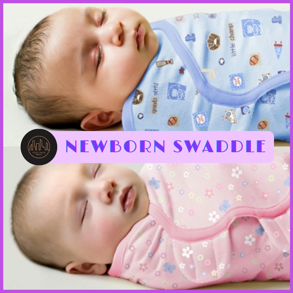 Newborn Baby Swaddle Velcro Tape Wrap Soft Snuggle Wrap Blanket Bayi ...