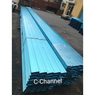 C7575 6.5feet (2meter) | Besi Biru C channel | C Section Blue | Besi ...