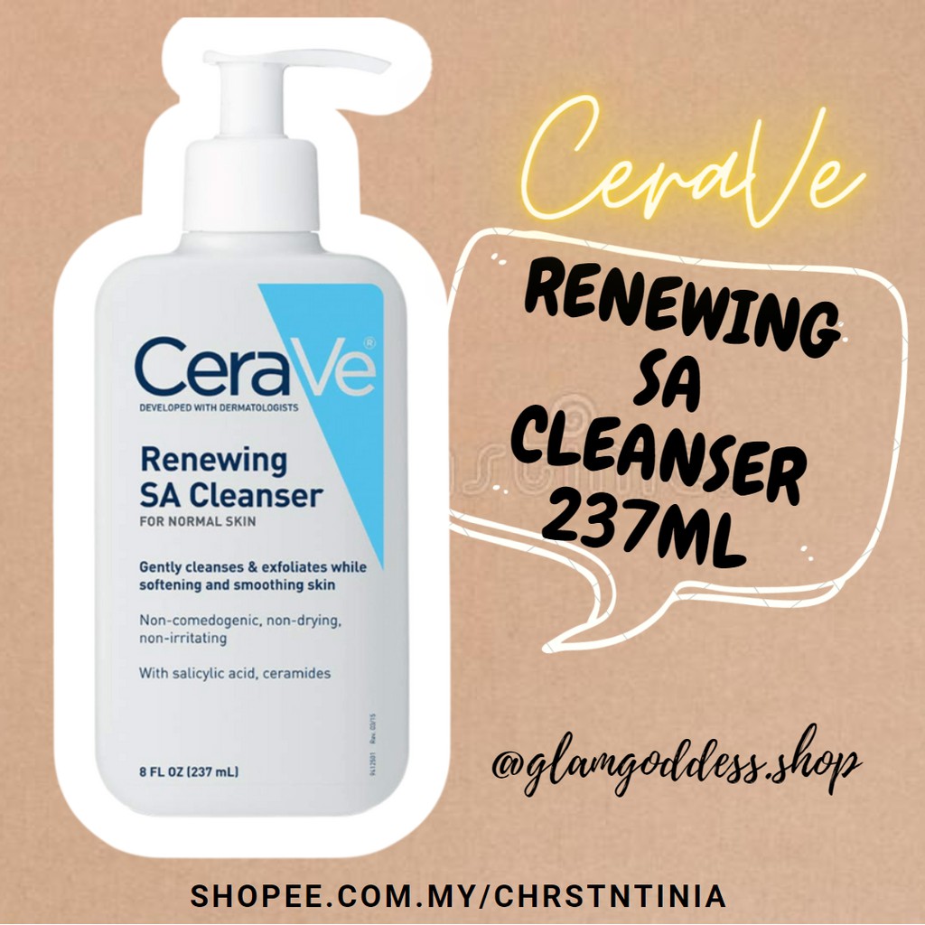 CERAVE RENEWING SA CLEANSER 8 fl oz/236ml | Shopee Malaysia