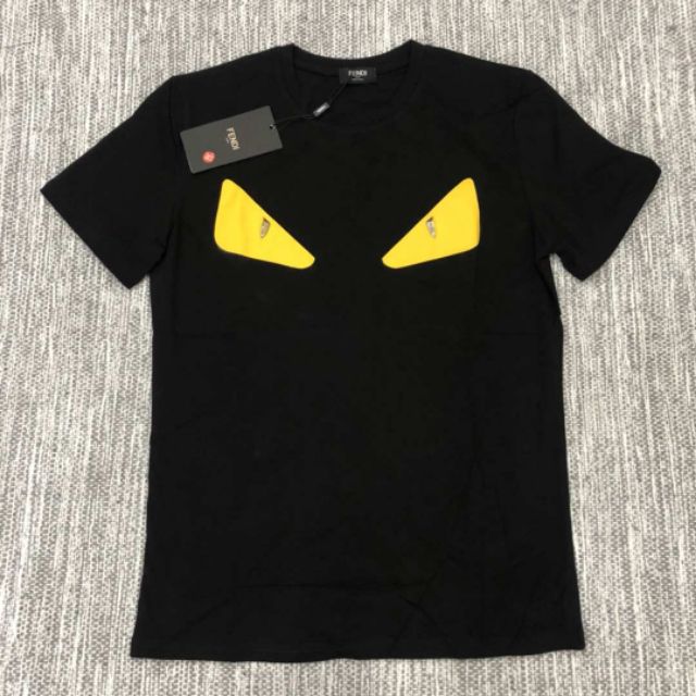 fendi t shirt white yellow eyes