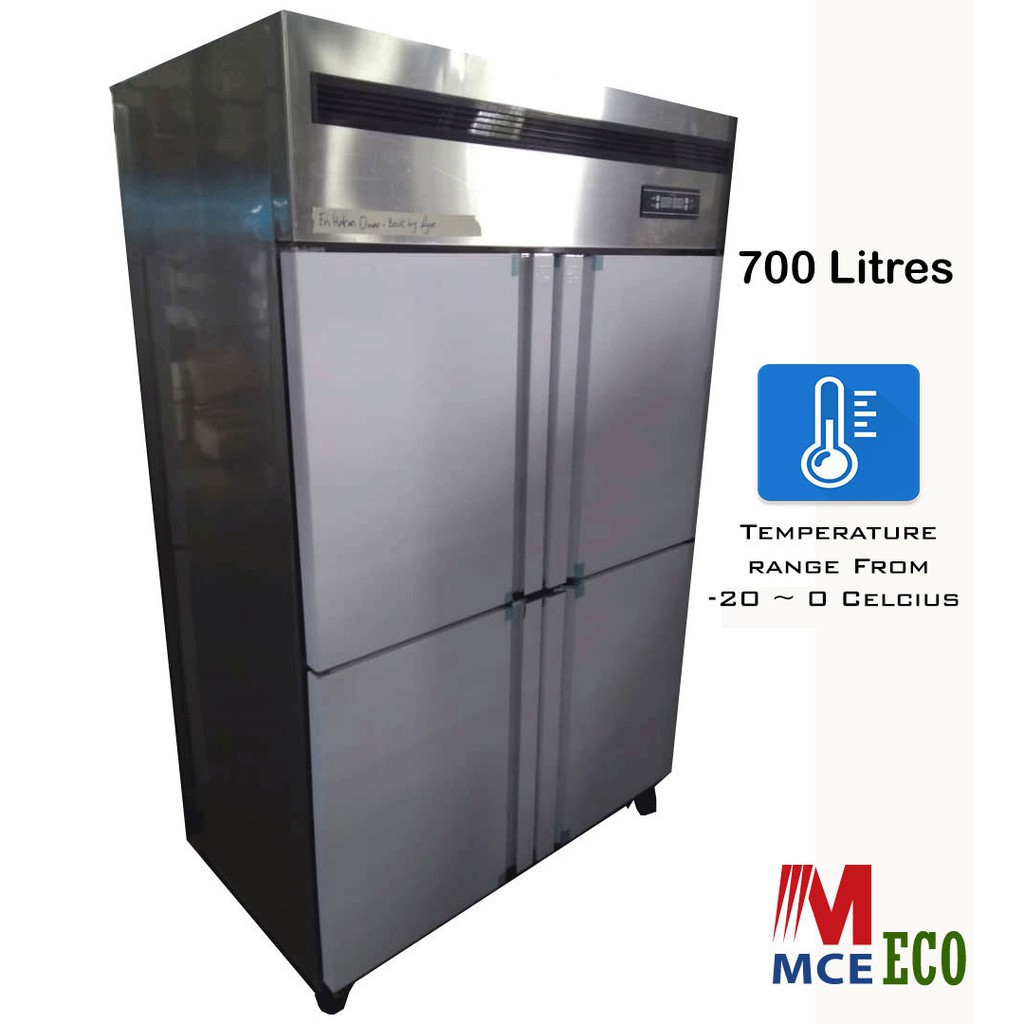4 Door Upright Chiller & Freezer Combination(Piping Sytem) Shopee