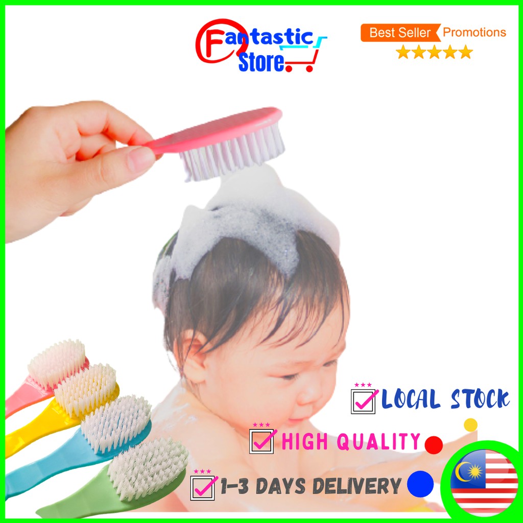 Baby Hair Brush Comb Grooming Shower Health Care Tools Sikat Rambut Bayi Baby Shopee Malaysia